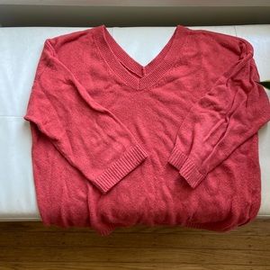 Madewell coral sweater